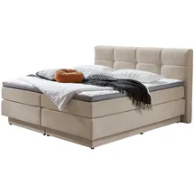 Roller Boxspringbett 160 x 200 cm H2/H3 Beige