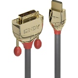 Lindy HDMI - DVI Adapterkabel HDMI-A Stecker, DVI-D Gold Line Videokabel - m bis (M)