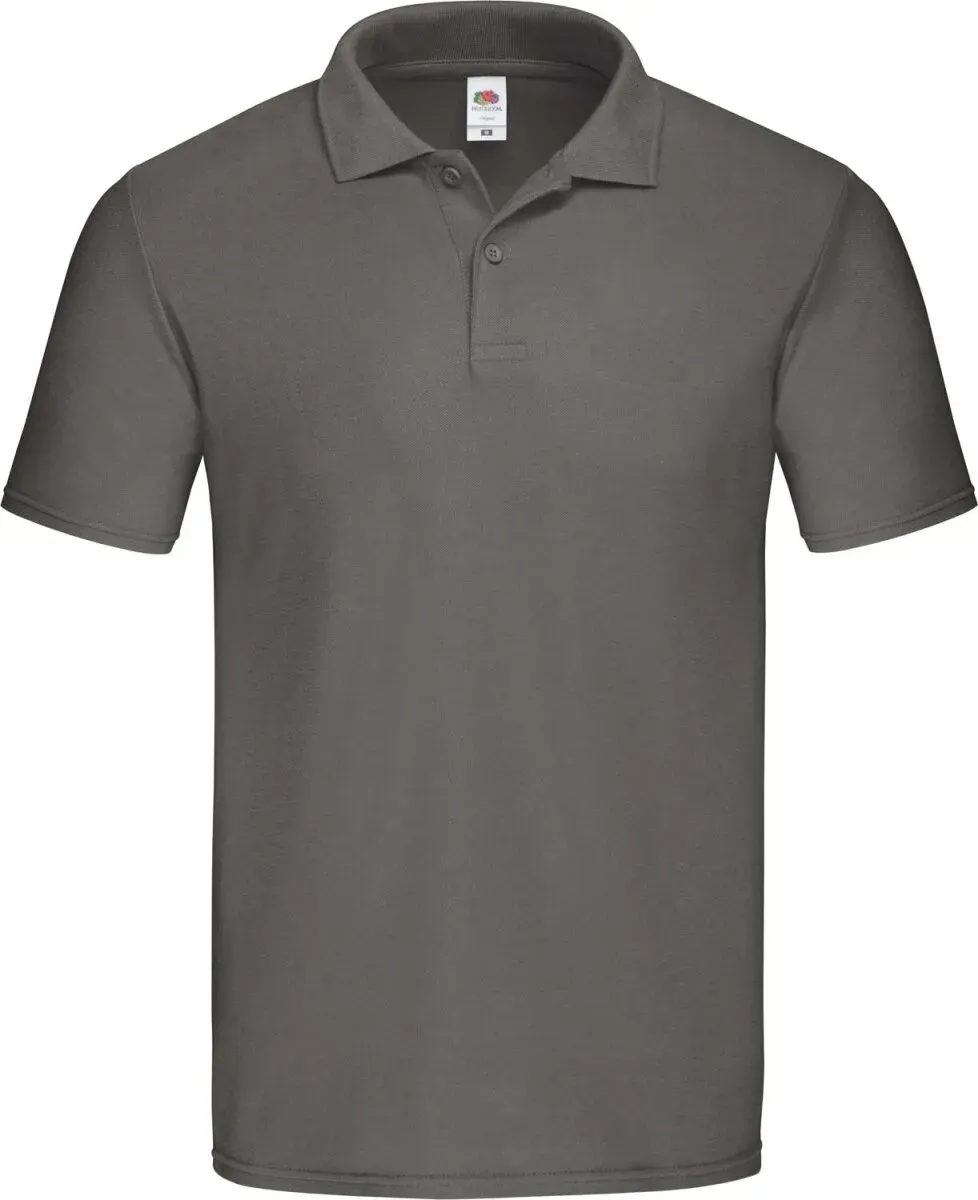 Fruit of the Loom Herren Original Polo 63-050-0 light graphite (solid) 3XL
