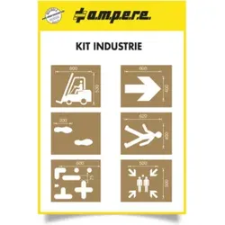 A.M.P.E.R.E. Schablonenset Schablonen KIT Industrie
