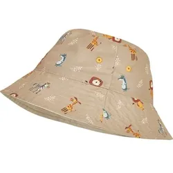 Playshoes UV-Schutz Fischerhut Wildtiere braun, 55 cm