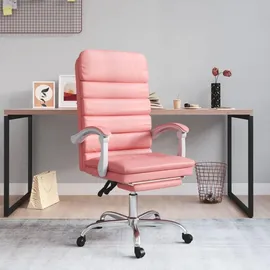 vidaXL Bürostuhl mit Massagefunktion Kunstleder Rosa