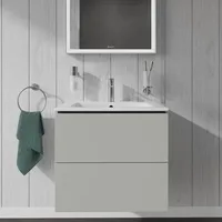Duravit L-Cube Waschtischunterschrank, 2 Auszüge, LC624000707,