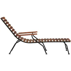 vidaXL Outdoor Liegestuhl Akazienholz Massiv
