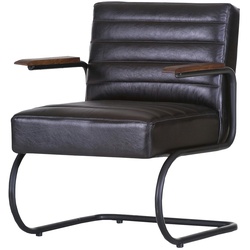 Freischwinger Sessel  Buff , schwarz , Maße (cm): B: 68 H: 84 T: 78