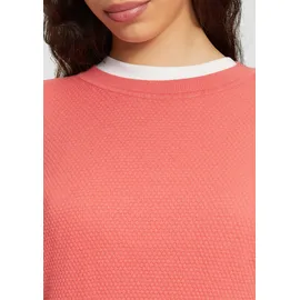 QS Strickpullover mit Struktur Orange XL