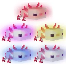 Minecraft - LED Axolotl, Lampe, wiederaufladbar
