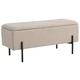 House Nordic Truhenbank Watford Beige 95 x 37 x 43 cm