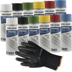 vasalat Dupli-Color Lackspray Set - 12 Dosen Set ; Grundfarben-Set 12tlg