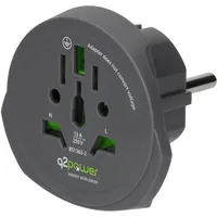 Q2 Power q2-1.100100-TH Reiseadapter