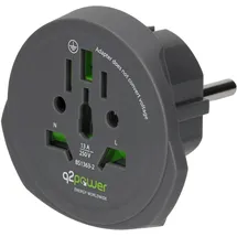 Q2 Power q2-1.100100-TH Reiseadapter