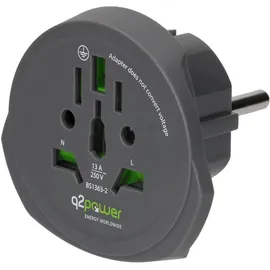Q2 Power q2-1.100100-TH Reiseadapter