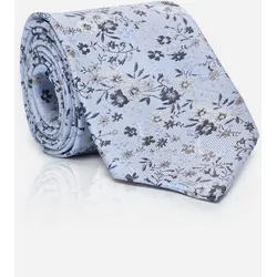 Krawatte, mit ausgefallenem Frühling-Sommer-Design, Gr. , blau-gemustert, , 93718453-0
