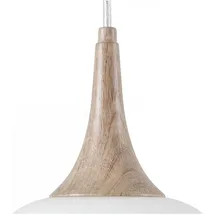 Licht-Erlebnisse Jaipur 3-flg. E14 97 cm Länglich/Glas/Holz/Metall