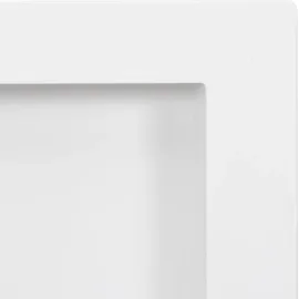 vidaXL Duschnische mit 3 Fächern Hochglanz-Weiß 41x99x9 cm