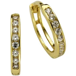 Celesta Gold Ohrring 375/- Gelbgold Zirkonia