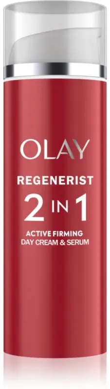 Olay Regenerist 2 in 1 Day Cream & Serum straffende Tagescreme und Serum gegen Falten 2 in 1 50 ml