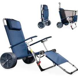 CampAir 2-in-1 Handwagen blau