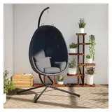 vidaXL Hängesessel Ei-Design Anthrazit
