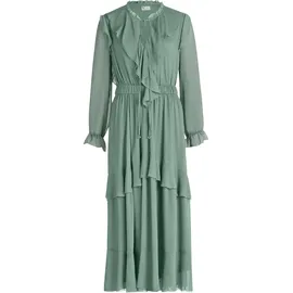 Vera Mont Cocktailkleid mit Volant Grün 34