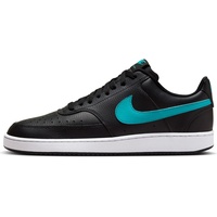 Nike Herren Court Vision Lo Low Top Schuhe, Black/Dusty Cactus-White, 44.5 EU - 44.5 EU