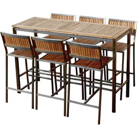 ASS Altenburger Bartisch Bistrotisch 160 x 60 cm Teak
