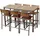 ASS Altenburger Bartisch Bistrotisch 160 x 60 cm Teak