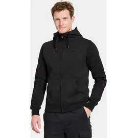 Didriksons VEN USX Full Zip Kapuzensweat Herren Schwarz S