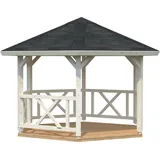 Palmako Pavillon Betty 9,9 m2 Transparent tauchimprägniert