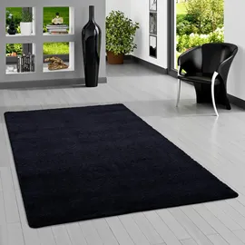 Snapstyle Hochflor Shaggy Teppich Palace Schwarz 200x300cm