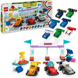 LEGO DUPLO - Team Rennautos mit Rennfahrern