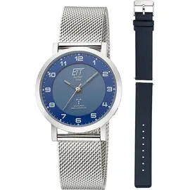 ETT Eco Tech Time ELS-11617-32MS Damenuhr Atacama Edelstahl mit 2 Bändern