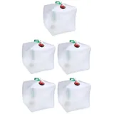 Generisch 20L Wasserkanister Faltbar - 20L Faltbarer Wasserkanister mit Dichtem Deckel - Camping Trinkwasserkanister - Flexibler Wasserkanister für Outdoor Camping Wanderungen Picknicks
