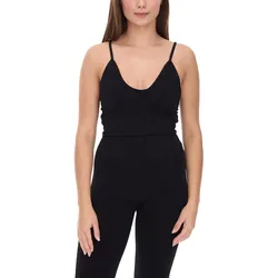 YOU DO YOU Damen Sport-BH Sport-Bustier nahtloses Sport-Oberteil Yoga-BH 904951 Schwarz - XS