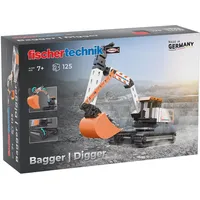 Fischertechnik 576104 - Bagger Digger, 125 Bauteile, Konstruktionsspielzeug ab
