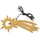 Riffelmacher & Weinberger Riffelmacher Komet mit LED-Beleuchtung 12 cm, gold