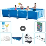Rechteckiger Frame Pool - 450x220x84 Cm - 7-teilig  S169