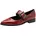 Damen Ballerinas mit Riemen Spitz Rot 38