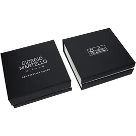 GIORGIO MARTELLO MILANO Silberkette "Kordel-Optik, vergoldet, Silber 925", gold, GIORGIO MARTELLO MILANO, Halsketten, Damen, 45cm, Silber 925 (Sterlingsilber), Silberkette