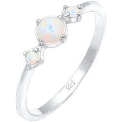 Elli Trend Bandring Trio Geo Vintage Opale 925 Silber 56 Damen 