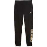 Puma ESS Logo LAB Metallic Sweatpants Regular Schwarz S