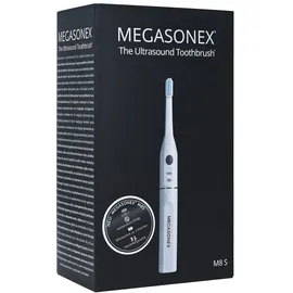 MEGASONEX M8 S + Aufsteckbürsten 2 St. + + Reiseetui + Hydroxylapatit Zahnpasta 5 ml