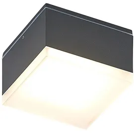 LINDBY Mathea LED-Außen-Deckenleuchte, eckig