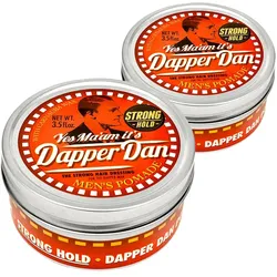 Dapper Dan Men's Pomade Strong Doppelpack (2er Set) Haarstyling 200 ml Herren