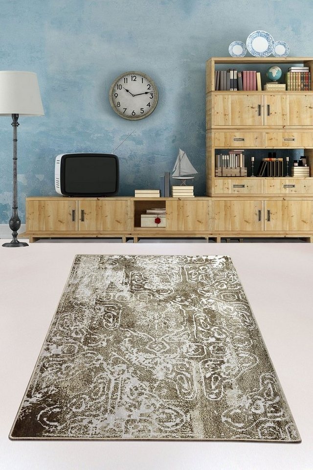 Teppich Harmony DCH, Khaki, 160 x 230 cm, 50% Samtgewebe / 50% Polyester, Conceptum Hypnose