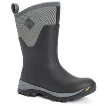 Muck Boots Arctic Ice Mid Wellingtons BlackGrey Geometric - 36 EU