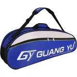 XGOPTS Tennistasche Premium Schlägertasche Tennis Squash Schläger Tasche Große Kapazität Tennisrucksack Herren Damen Tennistasche Blau