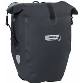 Büchel Fahrradtasche Gepäckträgertasche schwarz