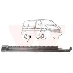 VAN WEZEL Tür, Karosserie Universal Schiebetür  5874122