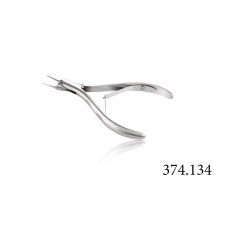XanitaliaPro Nagelhautschneider Konkave Schneide 15mm Abgerundete Spitze Länge 12cm